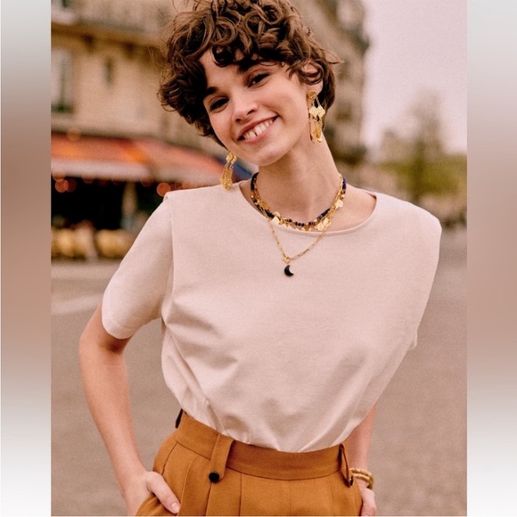 Sezane Paxton t shirt NWT - Picture 1 of 4